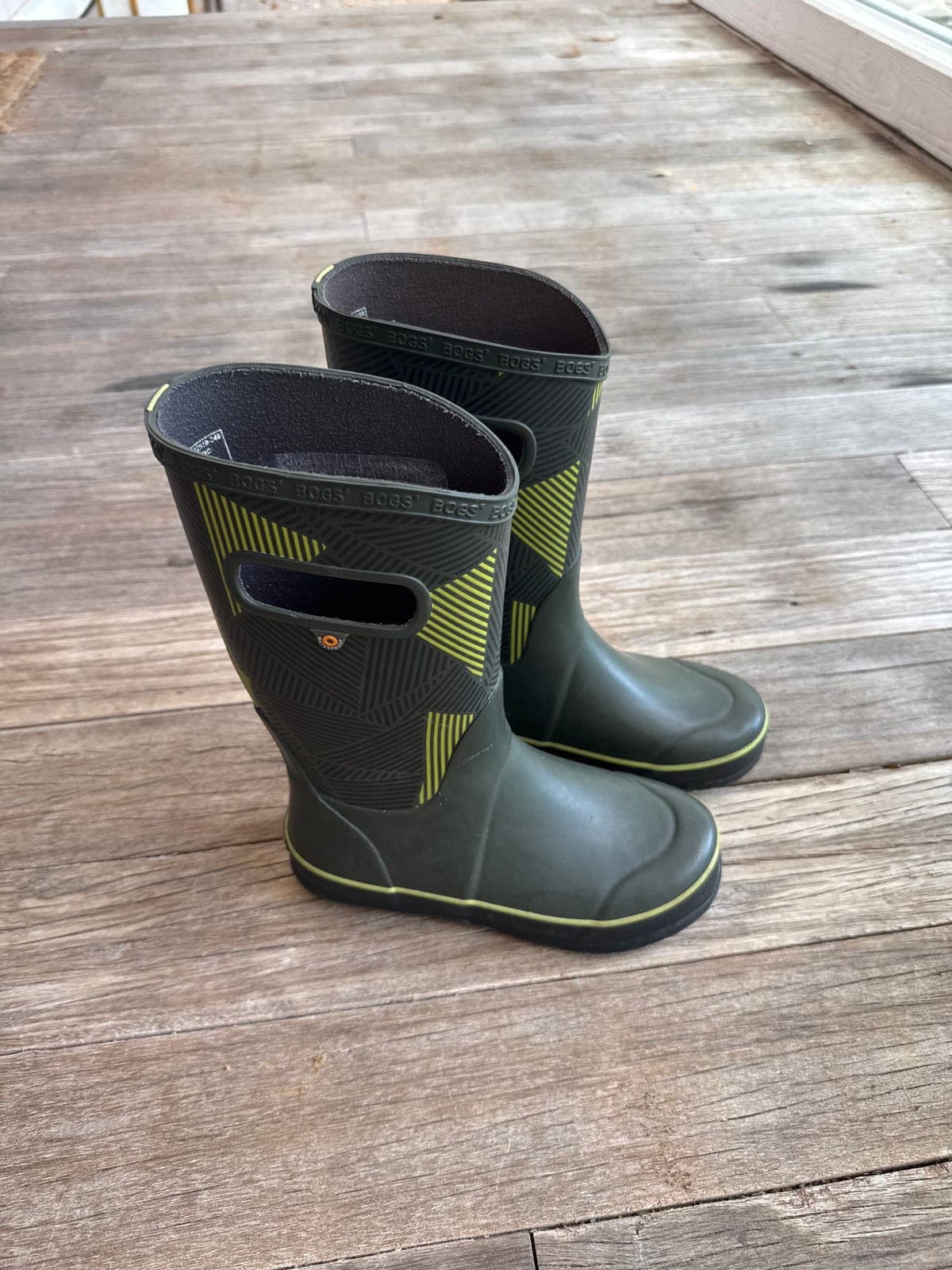 Kids' Bogs Rain Boots - Green
