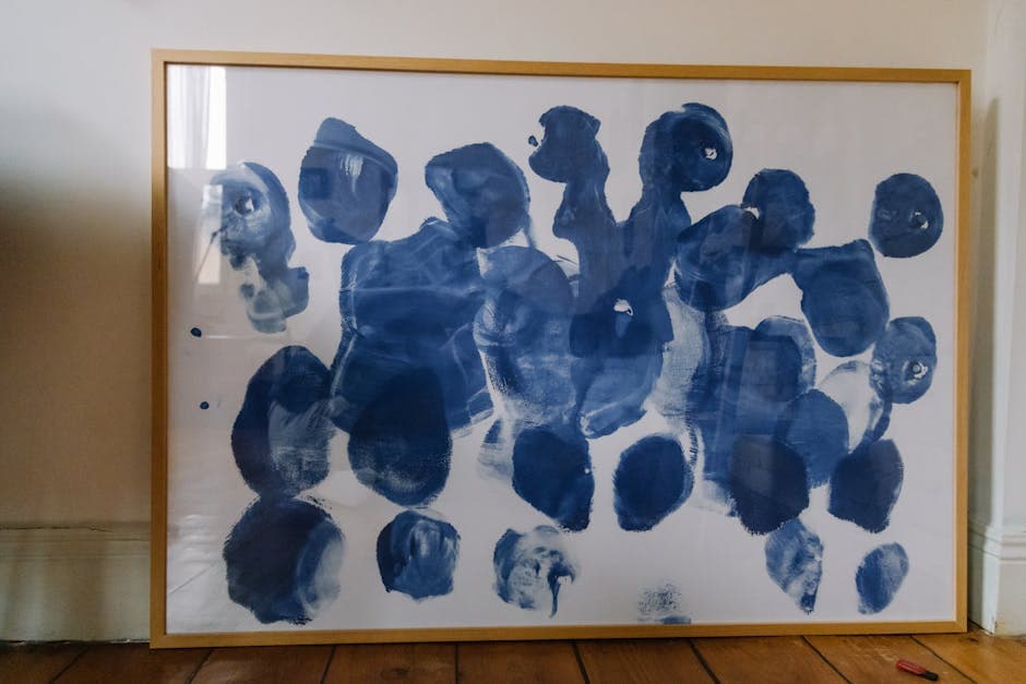 Framed Abstract Wall Art, Large - photo 2