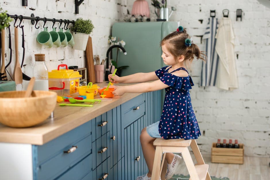 Kids Wooden Play Kitchen - photo 2